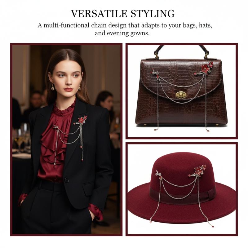 Women Accessories Business - Брошь-мандала: Элегантный аксессуар для деловых костюмов,