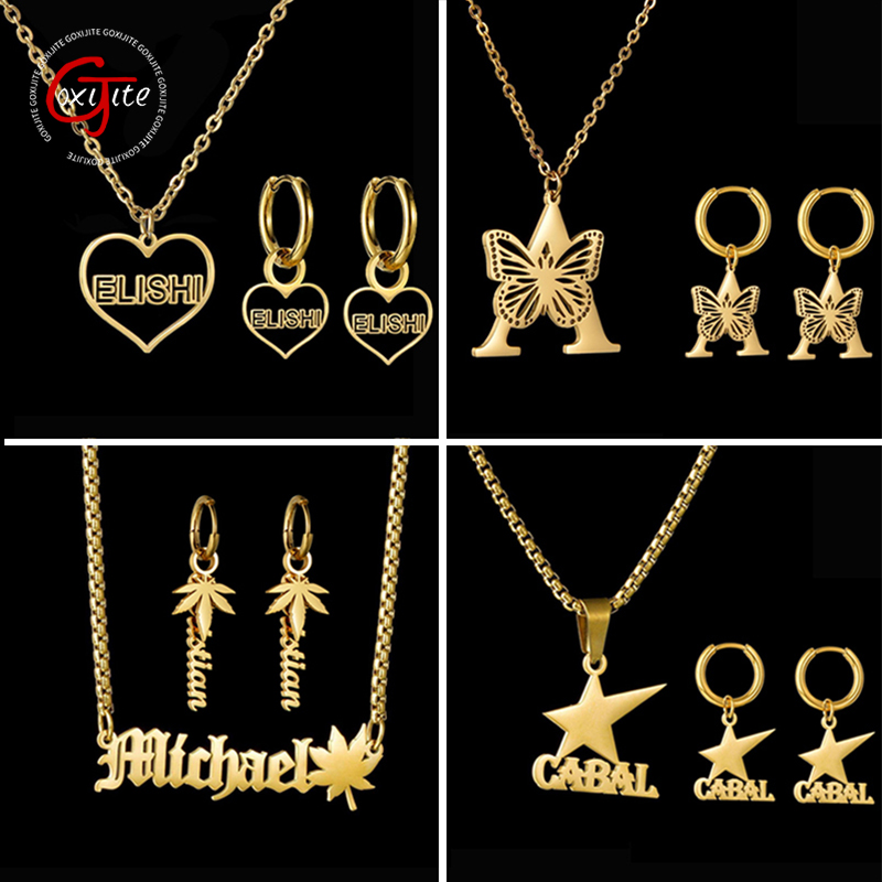 Women Accessories Name - Goxijite серьги с именем по индивидуальному