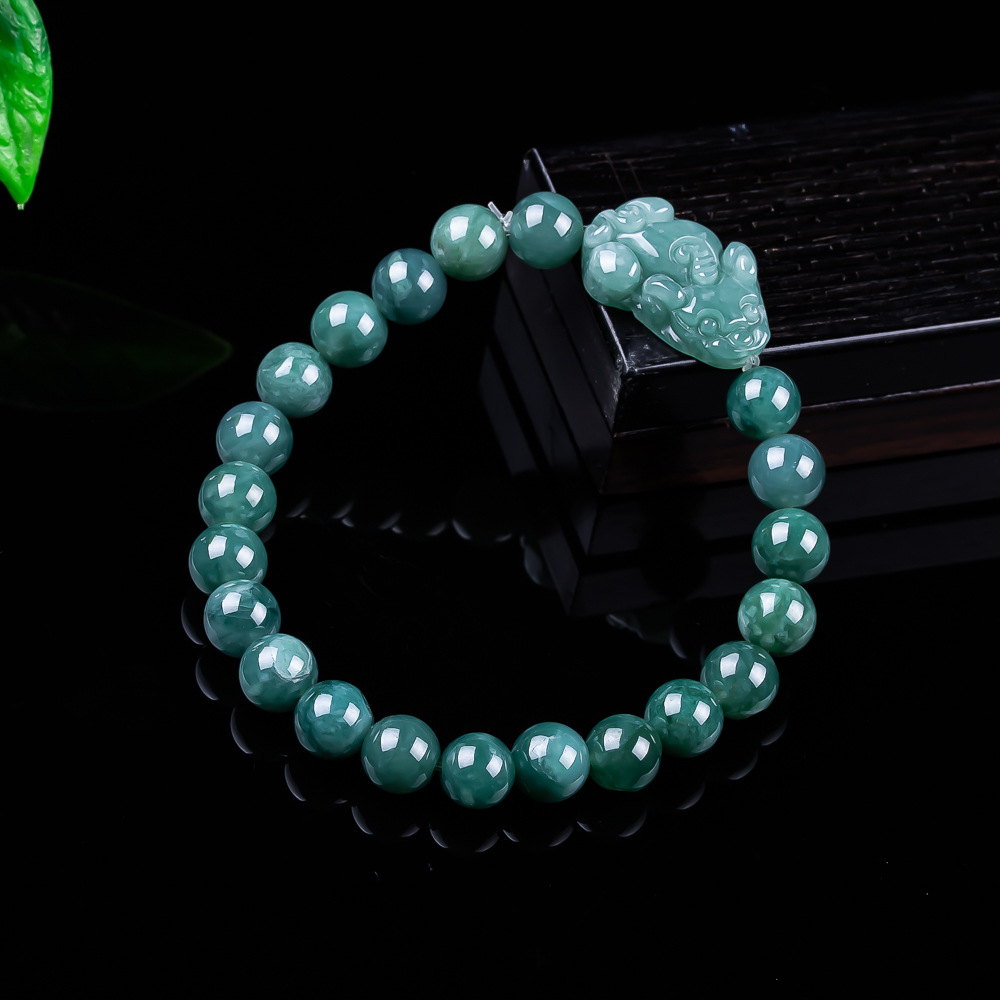 Women Accessories Gift - Натуральный браслет из бирманского жадеита с