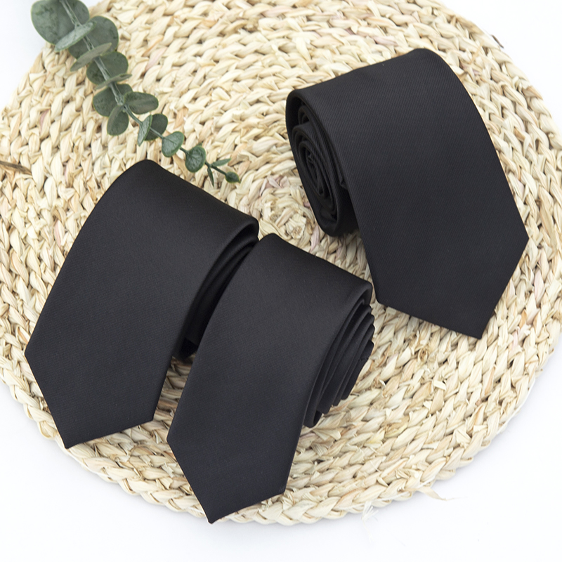 Women Accessories Business - Новый классический черный галстук для мужчин,