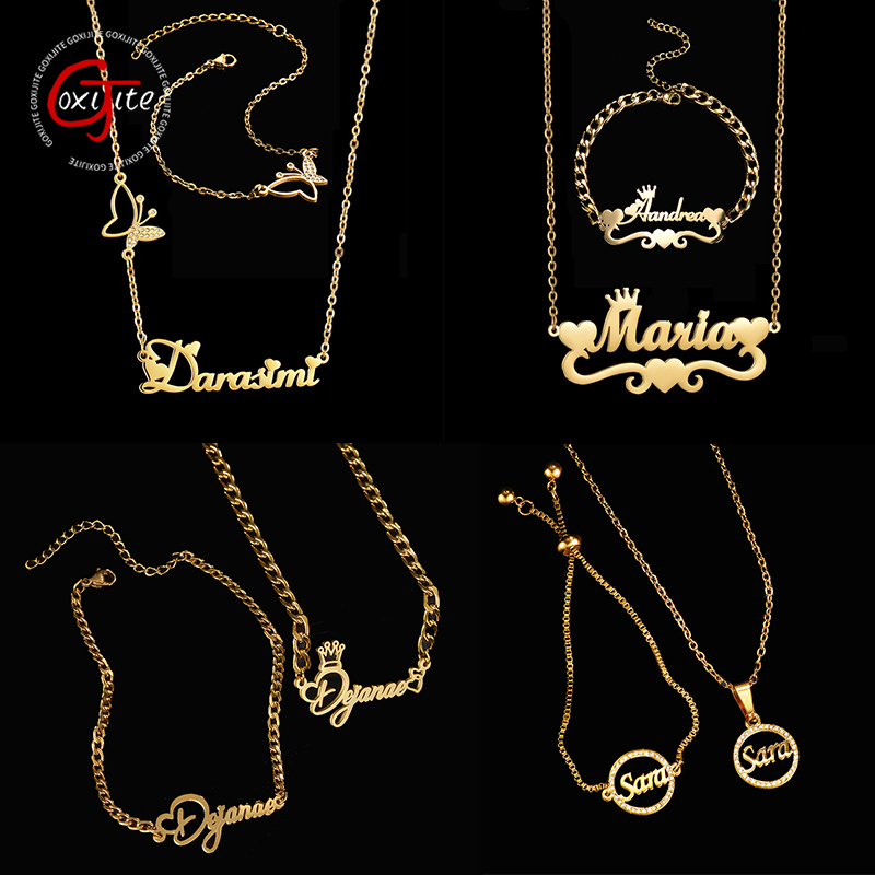 Women Accessories Name - Goxijite ожерелье с именем на заказ,