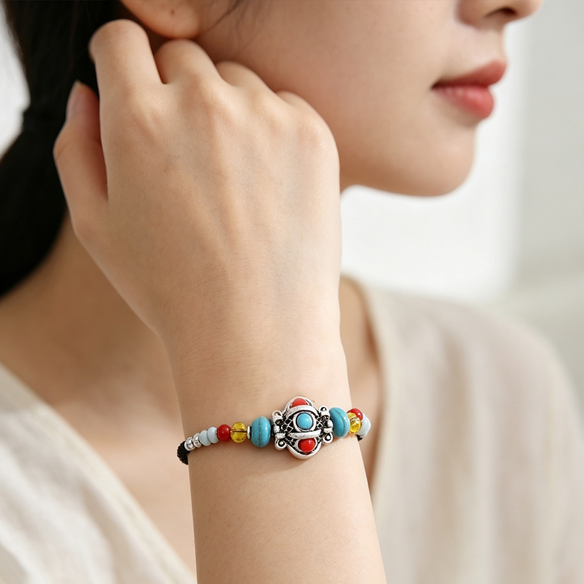 Women Accessories Nepal - Этнический браслет ручной работы из плетеной