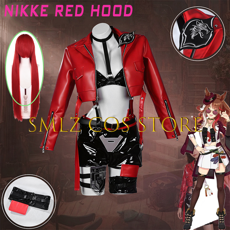 Women'S Red Accessories - Костюм для косплея Game Nikkee Red