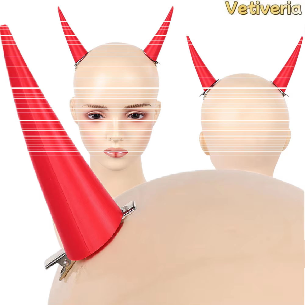 Women'S Red Accessories - Фантазийный аксессуар для косплея: красные рога,