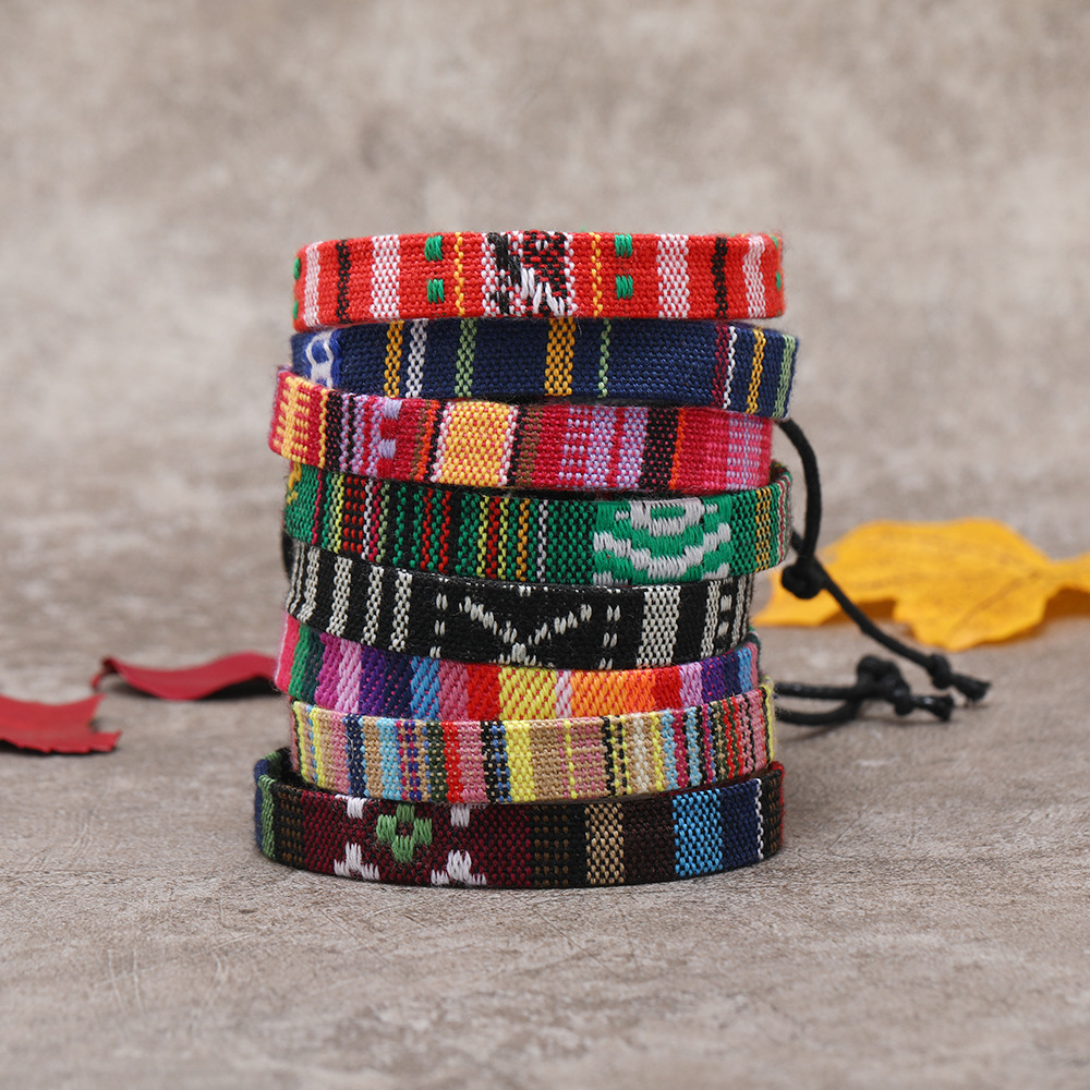 Women Accessories Nepal - 12 шт./комплект, женские этнические плетеные браслеты
