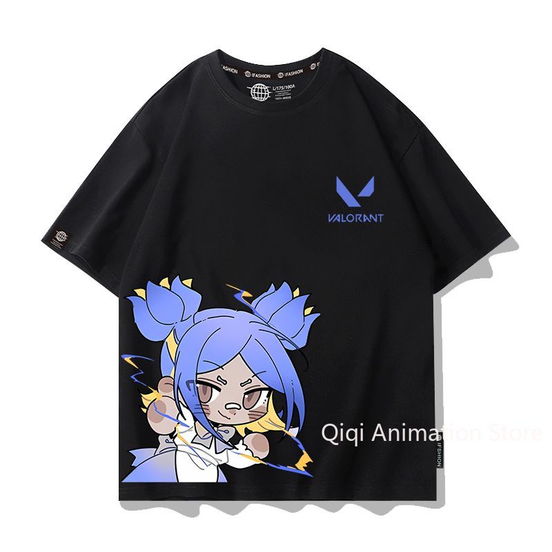 Women'S Accessories Clothing - Футболка с коротким рукавом VALORANT Anime