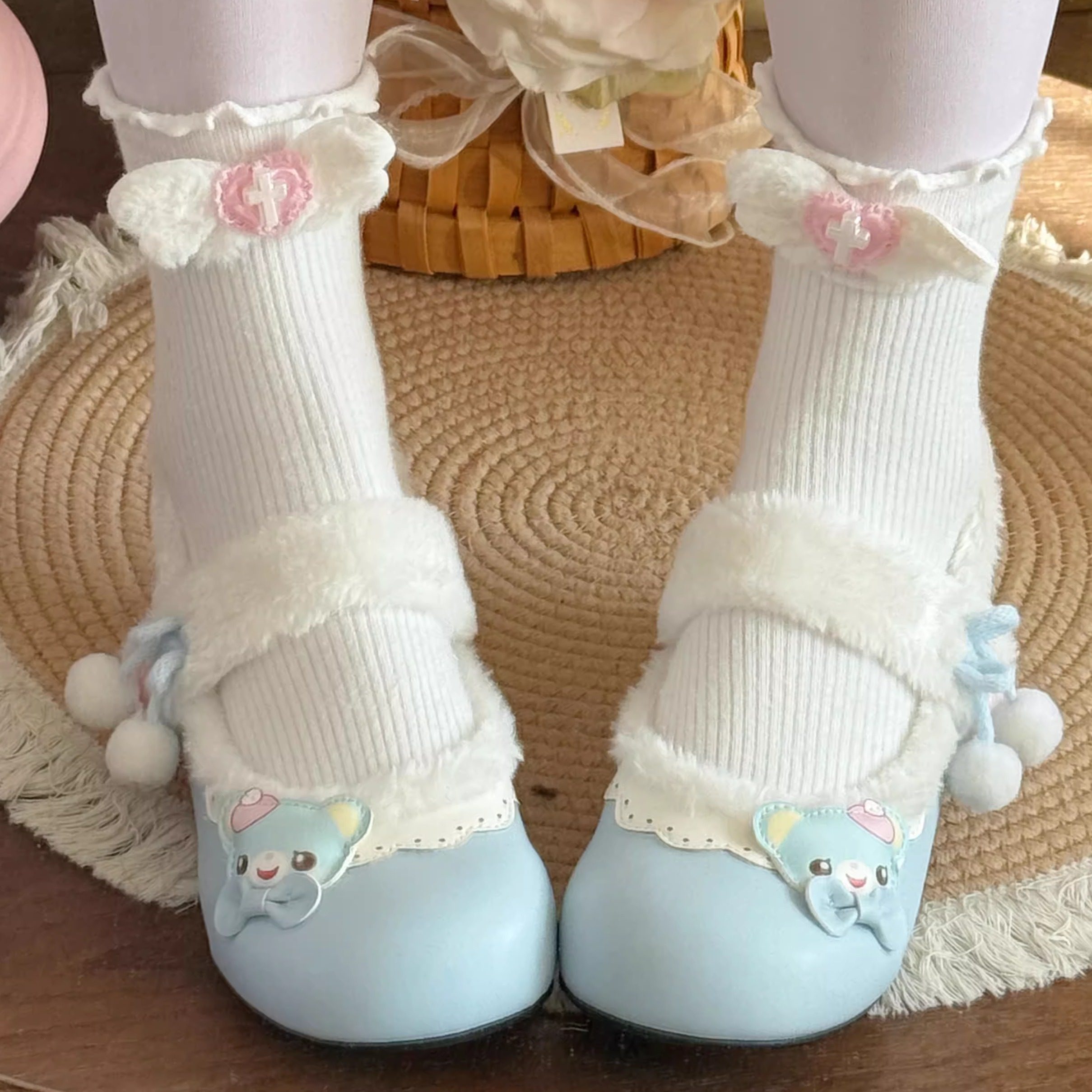 Японские милые мультяшные туфл – обзор и цена Women'S Accessories Clothing