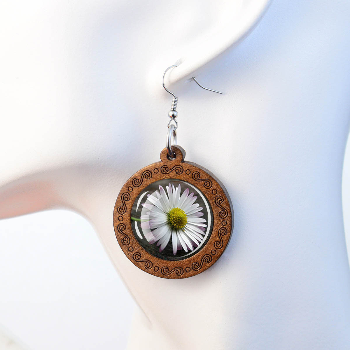 1 пара изысканных деревянных г – обзор и цена Women Accessories Bouquet