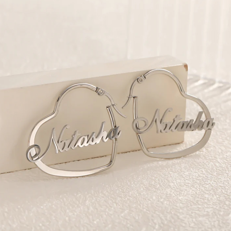 Персонализированные 50 мм серь – обзор и цена Women Accessories Name