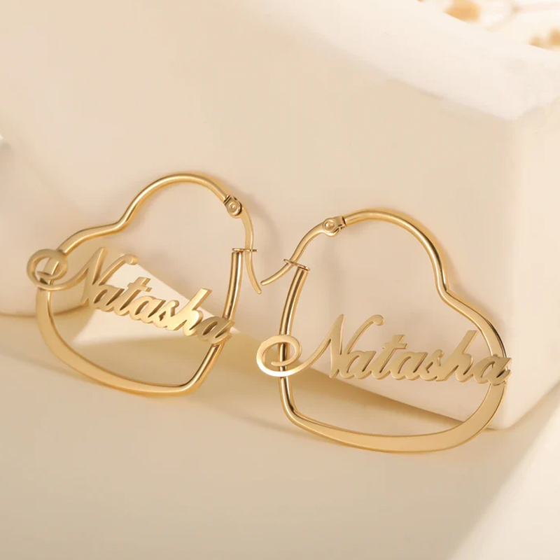 Персонализированные 50 мм серь – обзор и цена Women Accessories Name