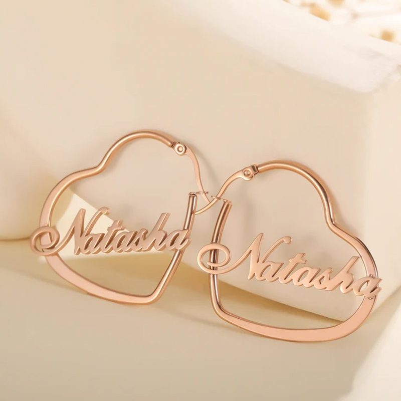 Персонализированные 50 мм серь – обзор и цена Women Accessories Name