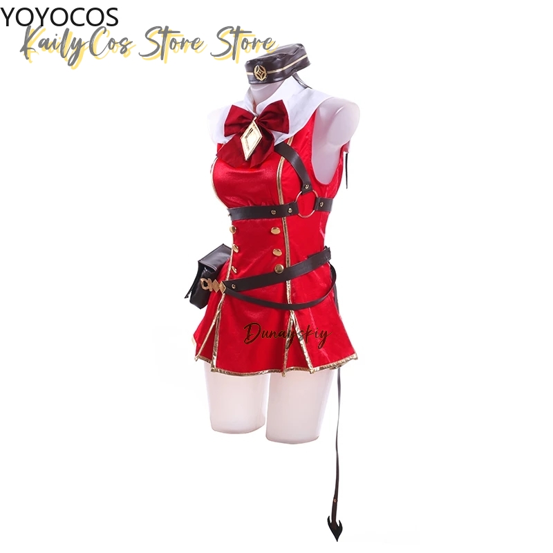 Золотой корабль Косплей Костюм – обзор и цена Women'S Red Accessories