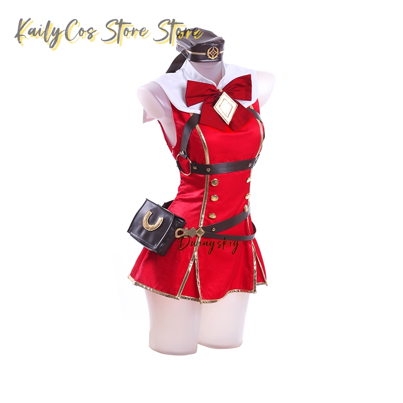 Золотой корабль Косплей Костюм – обзор и цена Women'S Red Accessories