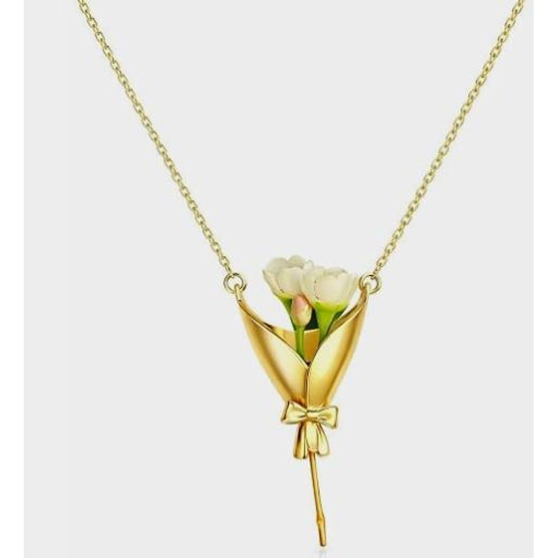 Ожерелье-держатель для цветов  – обзор и цена Women Accessories Bouquet