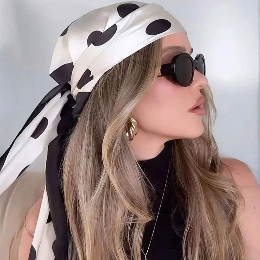 Ретро-шарф с точечным принтом, – обзор и цена Women'S Korean Accessories
