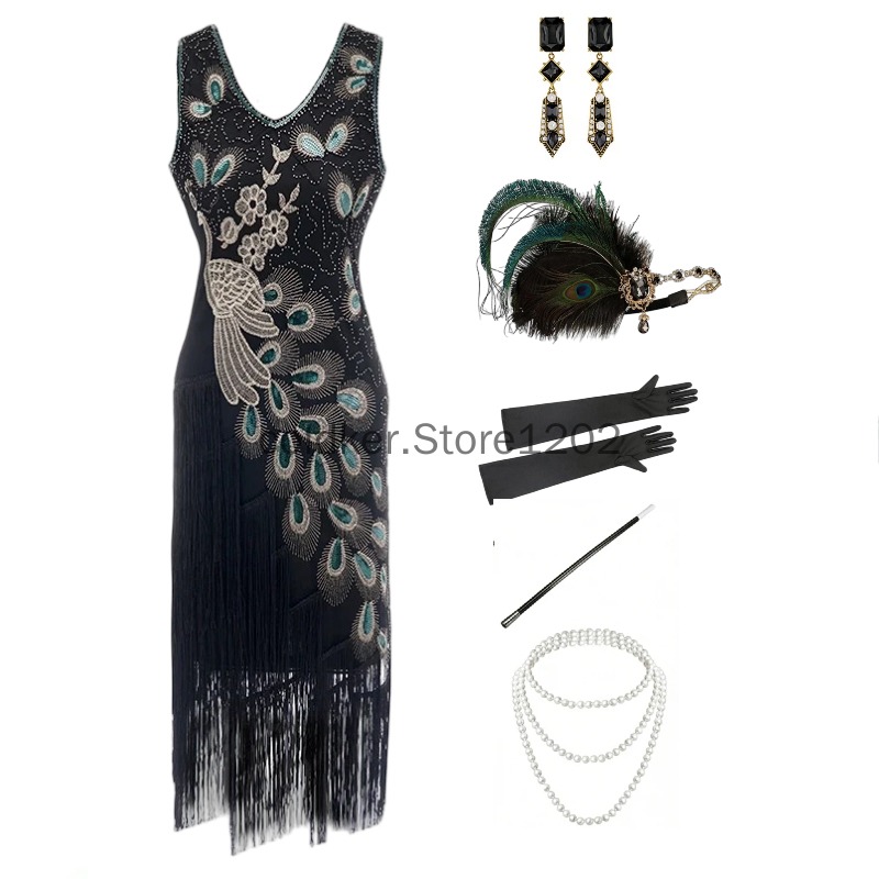 Платье в стиле флэппер 1920-х  – обзор и цена Women'S Accessories In The 1920S