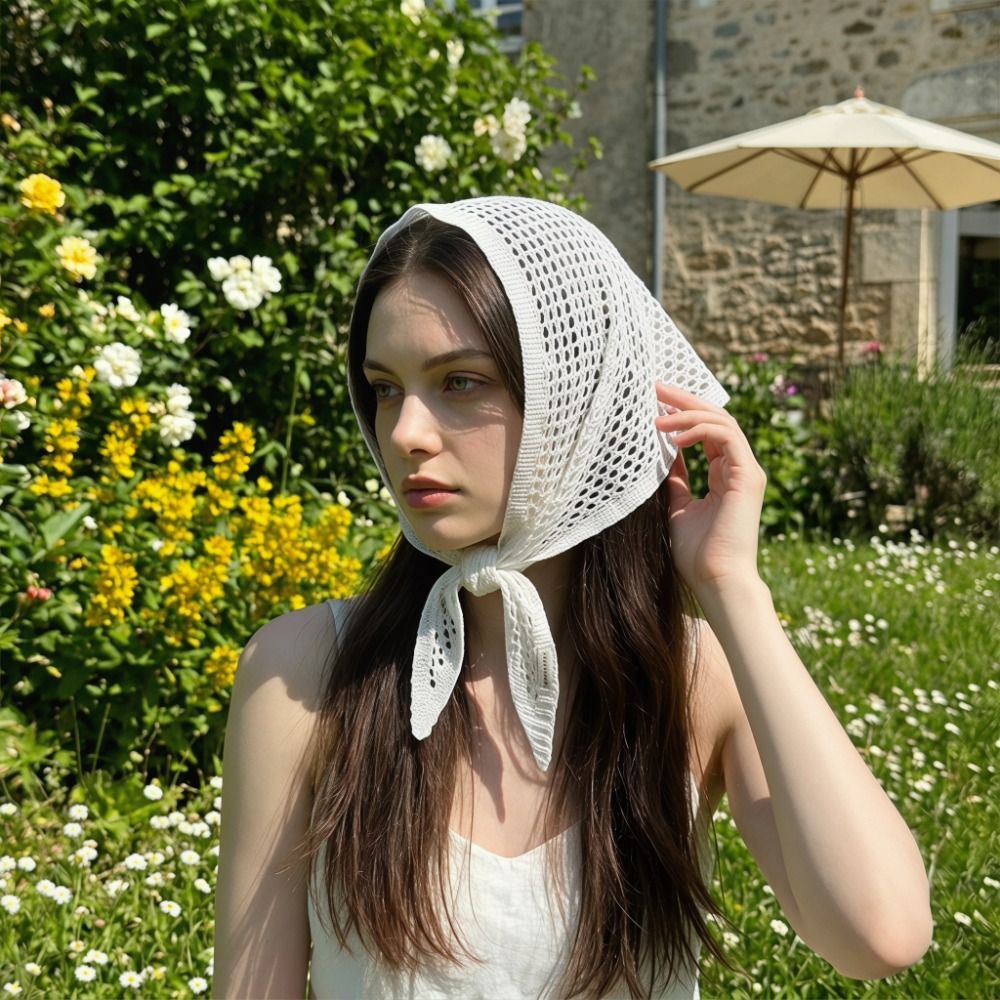 Однотонная треугольная шаль в  – обзор и цена Women'S Korean Accessories