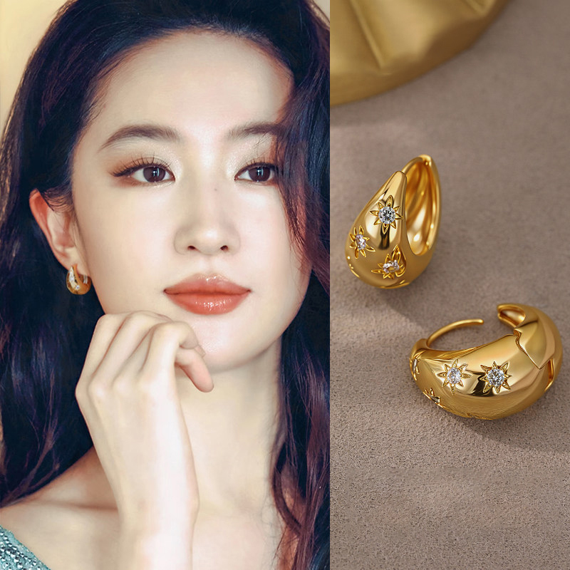 Серьги золотого цвета с циркон – обзор и цена Women'S Accessories Mango