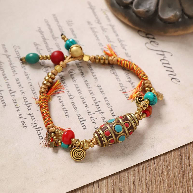 Тибетский тканый браслет в сти – обзор и цена Women Accessories Nepal
