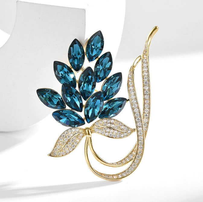 Модные броши-букеты со стразам – обзор и цена Women Accessories Bouquet