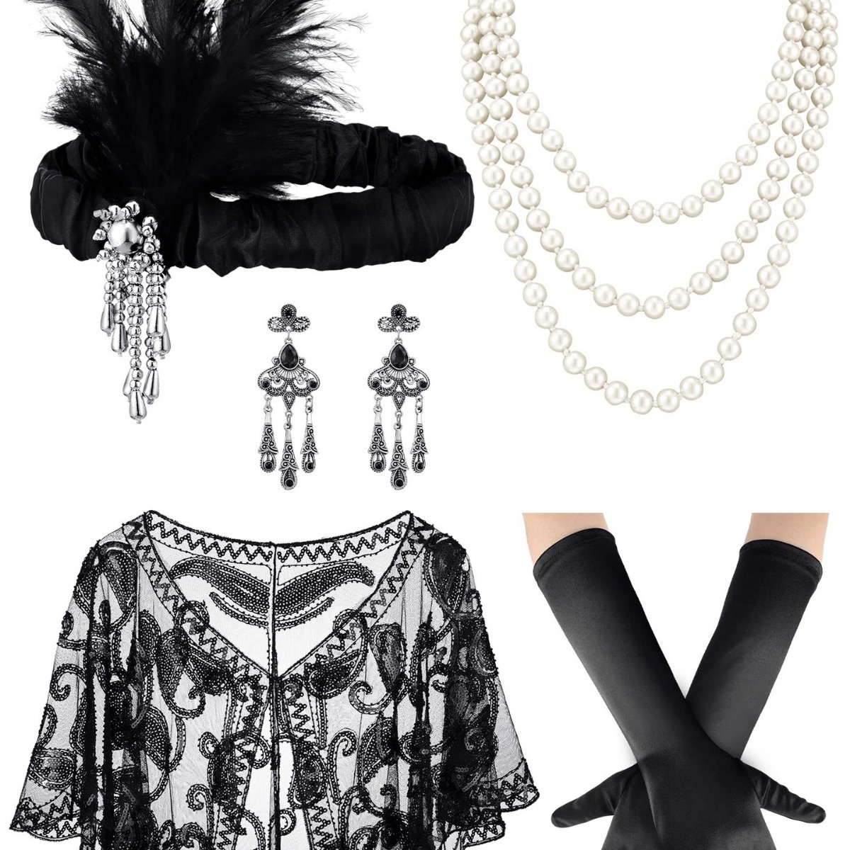 1920-е годы Гэтсби вечерние св – обзор и цена Women'S Accessories In The 1920S