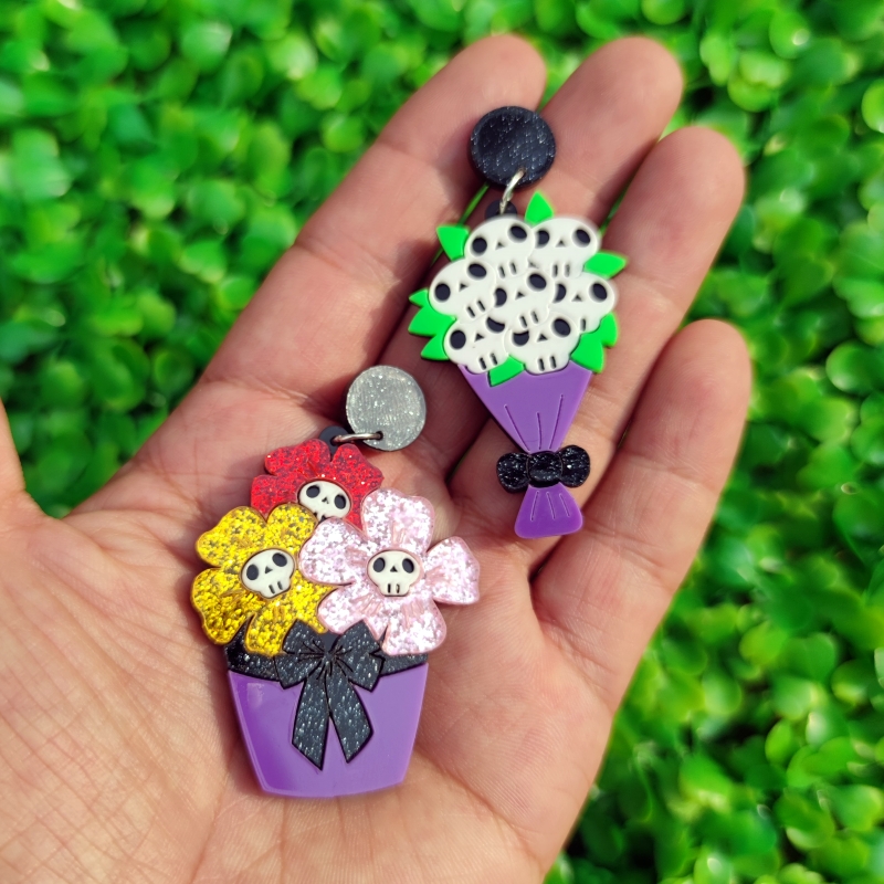 Серьги KUGUYS с акриловыми под – обзор и цена Women Accessories Bouquet